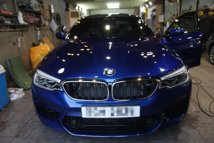 인천 송도 BMW M5전체 PPF 시공으로 뛰어난 광도감과 완벽한 차량 보호가 가능합니다.(X-PEL ULTIMATE FILM)엑스펠 얼메이트 필름!!! / 인천 송도동