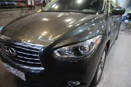 인천 송도 인피니티 qx60 도색+광택+실내크리닝 논스톱 작업이 가능합니다!! 자차 보험수리 ~! / 인천 송도동