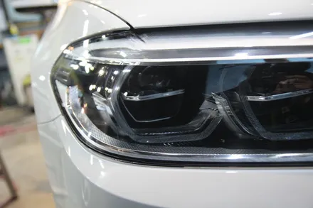 송도 라이트필름[BMW 520d]송도 헤드라이트필름은 오토엠 송도점에 맞겨주세요! / 인천 송도동