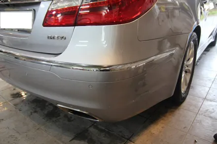 인천.송도 자동차도색 ‘메카’에서 제네시스 범퍼 부분도색 클리어! (보험수리) / 인천 송도동