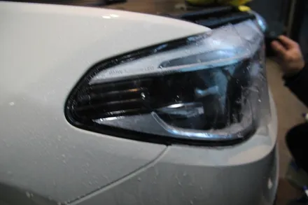 송도 라이트필름[BMW 520d]송도 헤드라이트필름은 오토엠 송도점에 맞겨주세요! / 인천 송도동