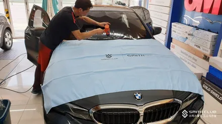스미스클럽 프레스티지 틴팅 BMW신형 3시리즈 시공후기