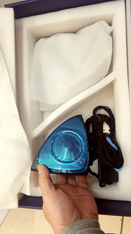 벤츠 E클래스 전동트위터 송풍구 엠비언트 창원 시공후기