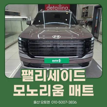 울산오토앤 | 팰리세이드 모노리움 바닥매트 시공 후기 ! / 울산 북구