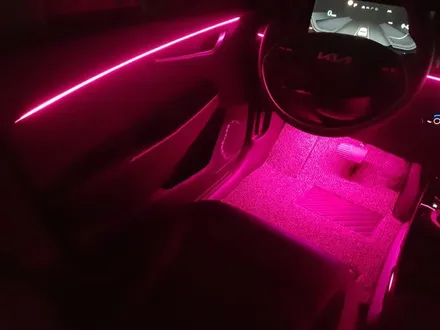 울산 EV6 DMX 엠비언트 기본세트+풋등+스피커+순정콘솔+순정활성화 시공 / 울산, 포항