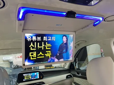 울산 팰리세이드 천장모니터 비클시네마 VC-173AD + 순정연동 인터페이스 + 팰리세이드 전동 사이드 스텝 작업 / 울산, 포항