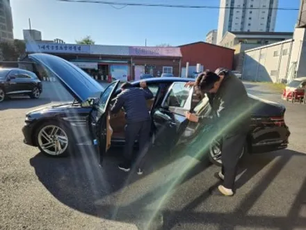 울산 제네시스G80 신차패키지 시공 포스팅 / 울산 북구