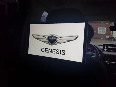 울산튜닝 제네시스 GV80 순정사이드스텝 테일게이트 램프 리어2열모니터 Q125작업 / 울산, 포항