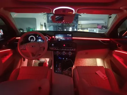 울산 제네시스 G70 DMX 엠비언트 기본세트+풋등 시공 / 울산, 포항