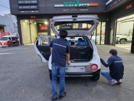 울산 캐스퍼 브라비오 led 헤드램프 및 신차패키지 시공 / 울산, 포항