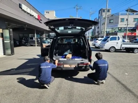 울산 싼타페mx5 사이드스텝, 신차패키지 오토앤에서! / 울산 북구