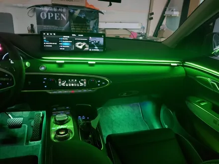 울산 제네시스 GV70 EV DMX 엠비언트 기본세트+풋등+순정연동 시공 / 울산, 포항