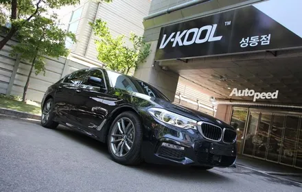 bmw5시리즈 카본블랙 브이쿨틴팅과의 조화 / 서울 성동구 성수동2가