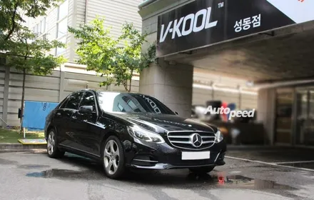 벤츠 E클래스 브이쿨VK와 K시리즈 열차단 틴팅 시공기 / 서울 성동구 성수동2가