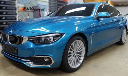 BMW420d Gran Coupe 스냅퍼 락 블루 레이노썬팅시공기 / 서울 성동구 성수동2가