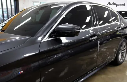 성수동 BMW520d 소피스토그레이(#A90) 레이노S9 열차단 틴팅 시공기 / 서울 성동구 성수동2가