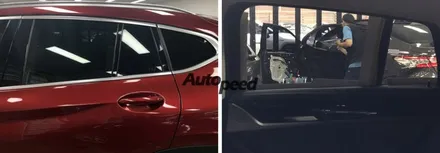 서울 BMW X4 레드색상과 브이쿨 PDI 틴팅의 환상조화~ / 서울 성동구 성수동2가