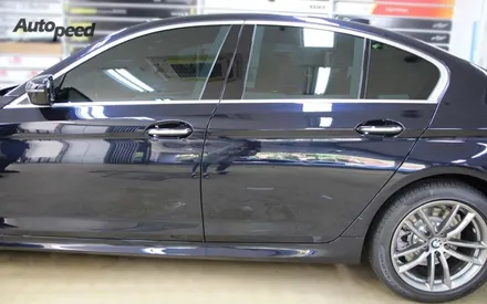 bmw5시리즈 카본블랙 브이쿨틴팅과의 조화 / 서울 성동구 성수동2가