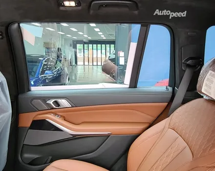 성수동 BMW X7 화이트색상 브이쿨K 윈도 틴팅 시공기 / 서울 성동구 성수동2가