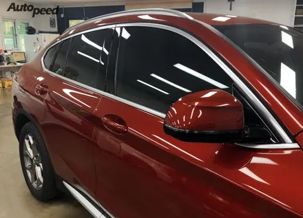 서울 BMW X4 레드색상과 브이쿨 PDI 틴팅의 환상조화~ / 서울 성동구 성수동2가