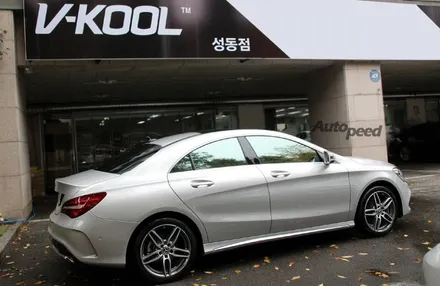 벤츠 CLA220 실버색상과 브이쿨K14 전체썬팅으로 감각적인 스타일을! / 서울 성동구 성수동2가