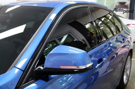 BMW330i M 스포츠패키지 (#B45 에스토릴블루 색상) 레이노S9 틴팅시공기 / 서울 성동구 성수동2가