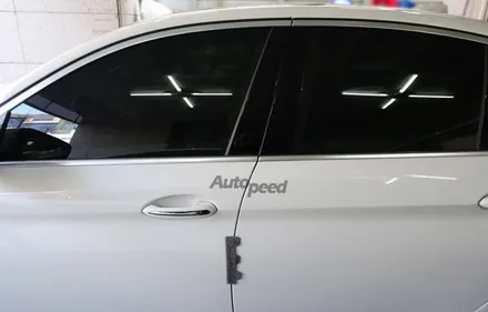 BMW530i 화이트색상과 레이노틴팅의 조화 / 서울 성동구 성수동2가