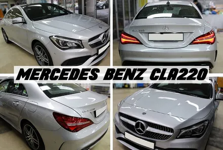 벤츠 CLA220 실버색상과 브이쿨K14 전체썬팅으로 감각적인 스타일을! / 서울 성동구 성수동2가
