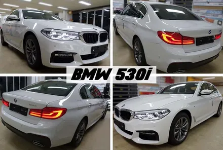 BMW530i 화이트색상과 레이노틴팅의 조화 / 서울 성동구 성수동2가
