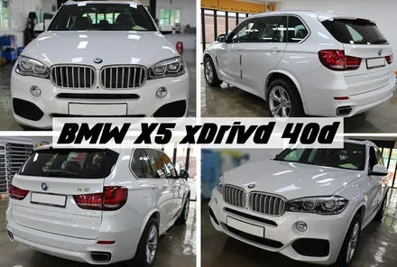 BMW X5 브이쿨K시리즈와 PDI시리즈 틴팅 시공기 / 서울 성동구 성수동2가