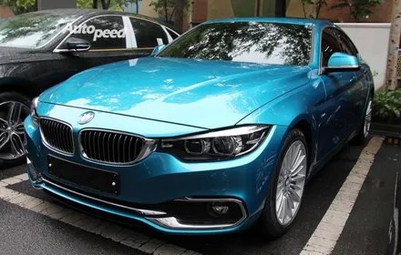 BMW420d Gran Coupe 스냅퍼 락 블루 레이노썬팅시공기 / 서울 성동구 성수동2가