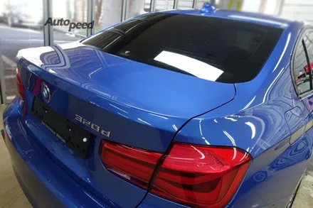 BMW320d 블루 : 레이노S7 썬팅 시공으로 완벽해진 실루엣 / 서울 성동구 성수동2가