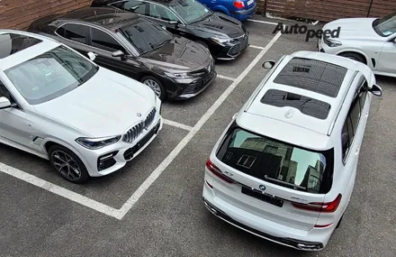 성수동 BMW X7 화이트색상 브이쿨K 윈도 틴팅 시공기 / 서울 성동구 성수동2가