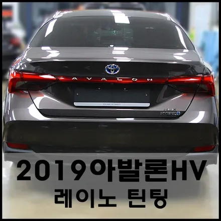 2019 아발론 하이브리드 레이노 밝은 틴팅(썬팅)에 최상의 성능까지! / 서울 성동구 성수동2가