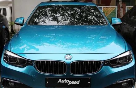 BMW420d Gran Coupe 스냅퍼 락 블루 레이노썬팅시공기 / 서울 성동구 성수동2가