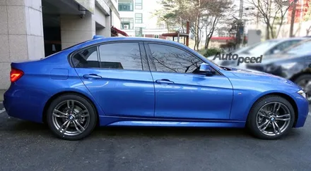 BMW320d 블루 : 레이노S7 썬팅 시공으로 완벽해진 실루엣 / 서울 성동구 성수동2가