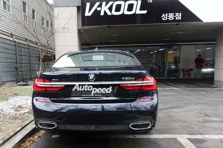 성수동 BMW7시리즈 브이쿨K 전체틴팅 시공기 / 서울 성동구 성수동2가
