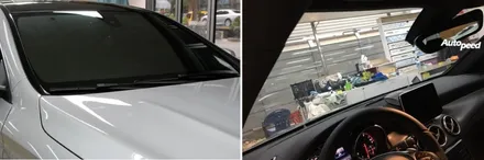 벤츠 CLA220 실버색상과 브이쿨K14 전체썬팅으로 감각적인 스타일을! / 서울 성동구 성수동2가