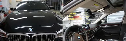 성수 BMW520d 블랙 : 브이쿨K시리즈 틴팅 시공 / 서울 성동구 성수동2가