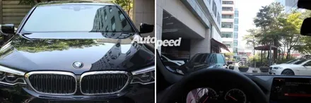 bmw5시리즈 카본블랙 브이쿨틴팅과의 조화 / 서울 성동구 성수동2가