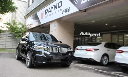 BMW X5 카본블랙(416) 레이노S9 윈도우 열차단 틴팅 시공기 / 서울 성동구 성수동2가