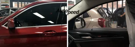 서울 BMW X4 레드색상과 브이쿨 PDI 틴팅의 환상조화~ / 서울 성동구 성수동2가