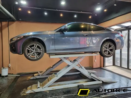 BMW420i 특수 하부 클리닝 - 머플러 비닐 달라붙어 타는 냄새 / 경기 고양