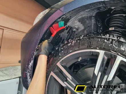 BMW420i 특수 하부 클리닝 - 머플러 비닐 달라붙어 타는 냄새 / 경기 고양