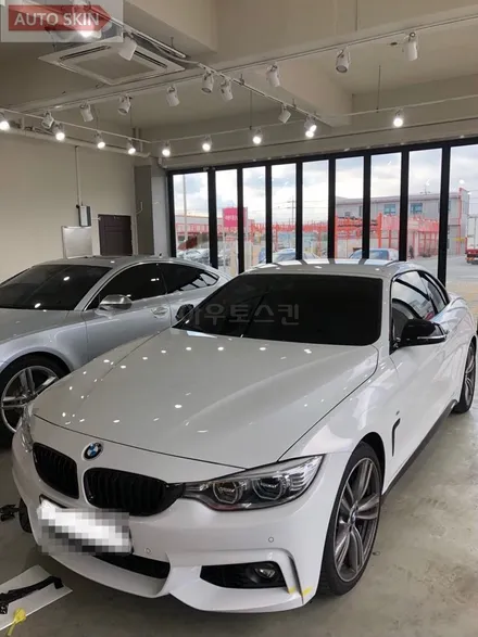 광주랩핑 bmw428i컨버터블 범퍼하단 포인트랩핑 및 키드니그릴m삼선,라이트ppf [광주카스킨,광주bmw428i랩핑,아우토스킨] / 광주 광산구 도천동