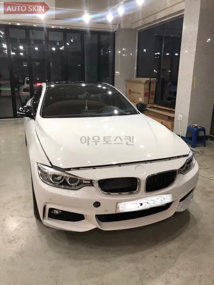 광주ppf bmw420d 프론트범퍼ppf 시공 [광주랩핑,광주bmw4시리즈ppf,광주카스킨,아우토스킨] / 광주 광산구 도천동
