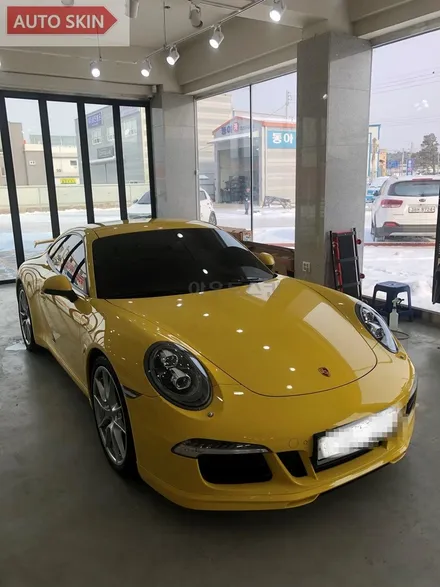광주랩핑 포르쉐911 다이아몬드화이트 전체랩핑시공+ppf [광주카스킨,광주포르쉐911랩핑,아우토스킨] / 광주 광산구 도천동