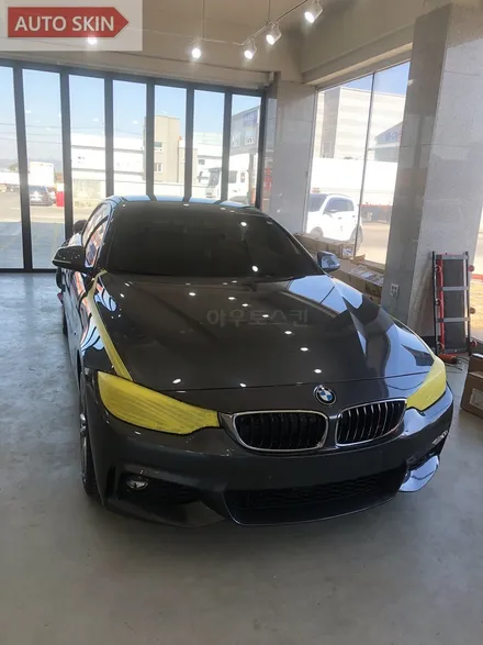 광주랩핑 bmw428i컨버터블 화이트펄 전체랩핑 시공 [광주카스킨,] / 광주 광산구 도천동