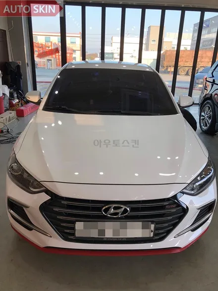 광주랩핑 아반떼ad 사이드스커트 포인트랩핑 시공 [광주카스킨,광주아반뗴ad랩핑,아우토스킨] / 광주 광산구 도천동