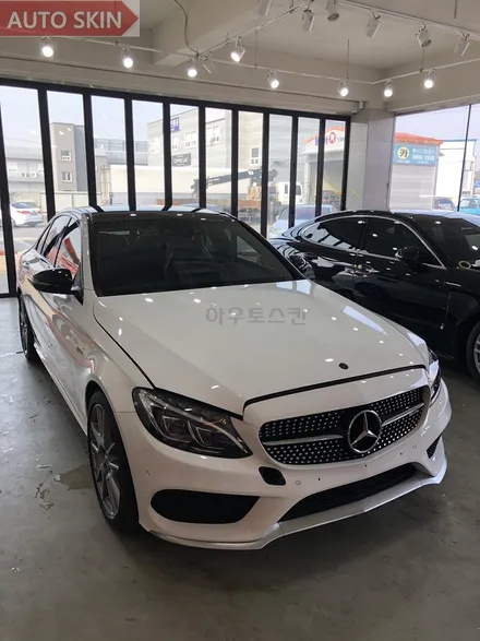 광주ppf 벤츠c43amg 나노커버 ppf프론트패키지 시공 [광주랩핑,광주벤츠c43amgppf,광주카스킨,아우토스킨] / 광주 광산구 도천동